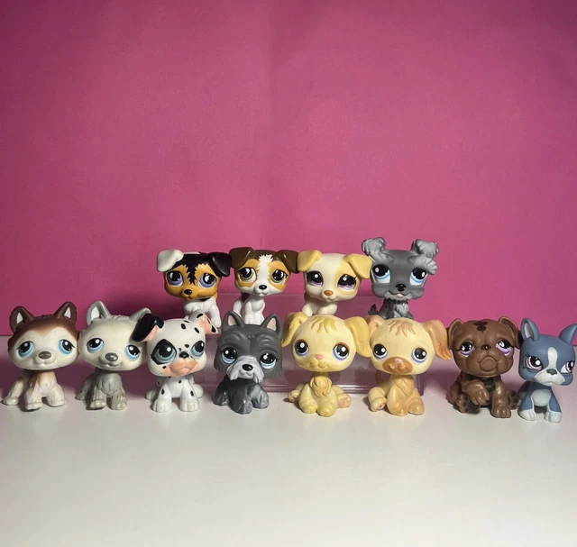 Littlest Pet Shop LPS Gen 7 - Lot De 2 Animaux : Loup Timber & Chien Sushi Rockin', #20 & #24