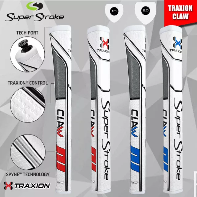 1.0~5.0 Putter Grip Golf Club Claw Flatso GT Super Stroke Traxion Tour NEW