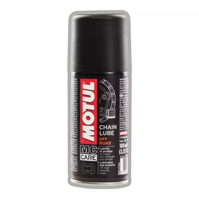 Motul C3 O-ring X-ring Z-ring Chain Lube Off Road 100ml Pocket Size Spray Can