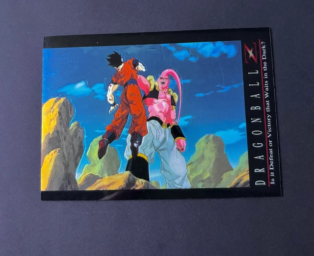 CARTE DRAGON BALL Z SILVER SERIE 2 N 4 SANGOHAN ET SANGOKU TRES BON ETAT