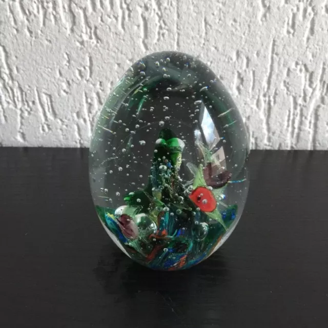 Paperweight, Briefbeschwerer,Glas Kugel 6 x 9 cm