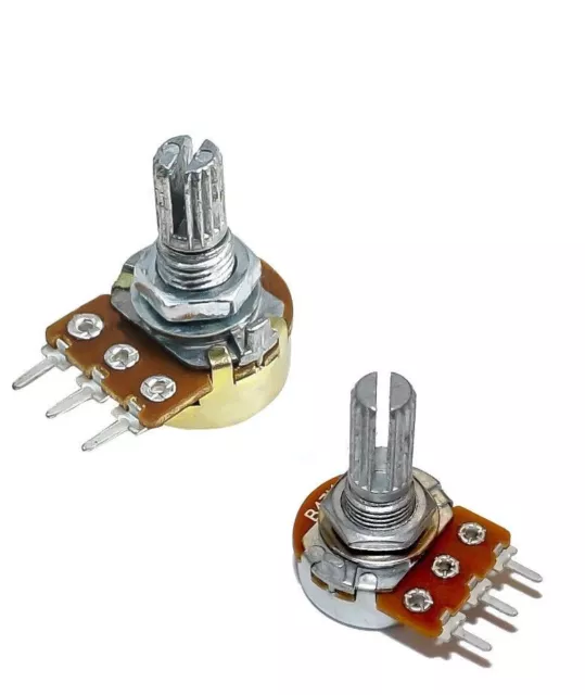 1 5 10 20 50 100 500 K M ohm Linear Mono Dual Gang Pot Potentiometer