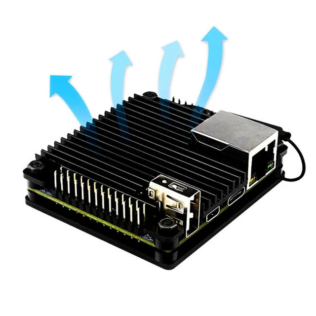 Metal Shell Passive Powerful Cooling Heat Sinks Case for Orange pi Zero 2