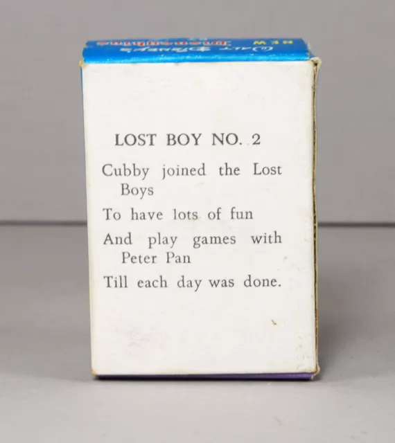 Disneykins 1960s 2nd Series Peter Pan Lost Boy Chubby Club Cubby Window Box MIB 2