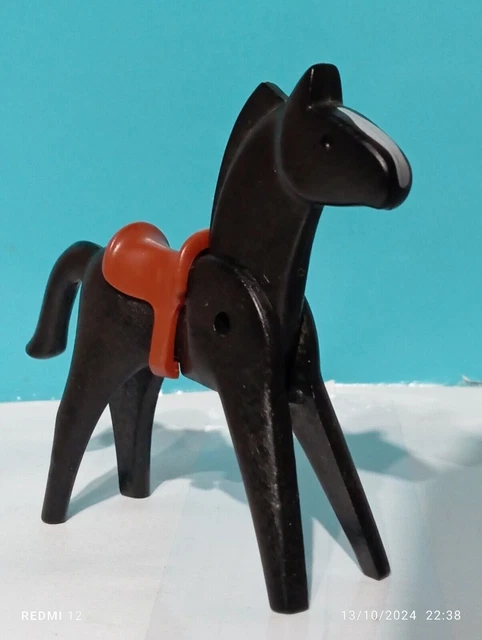 2 Bocaux Playmobil Bouchés Bleu Foncé - 1ère époque, Thème Médiéval Chevaux - Pièces Détachées Occasion