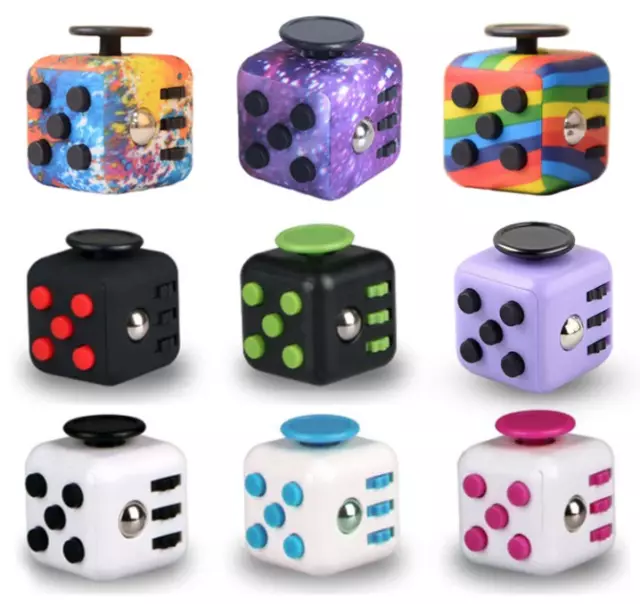 Fidget Cube Spinner Stress Relief Sensory Finger Toy Hand Anxiety ADHD Autism