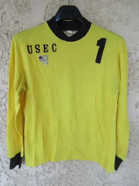 Maillot cycliste KOPA HEURTEFEU coton vintage rouge années 80 shirt trikot L