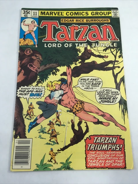 TARZAN # 11 Lord of the Jungle Marvel Comics avril 1978 couverture ...