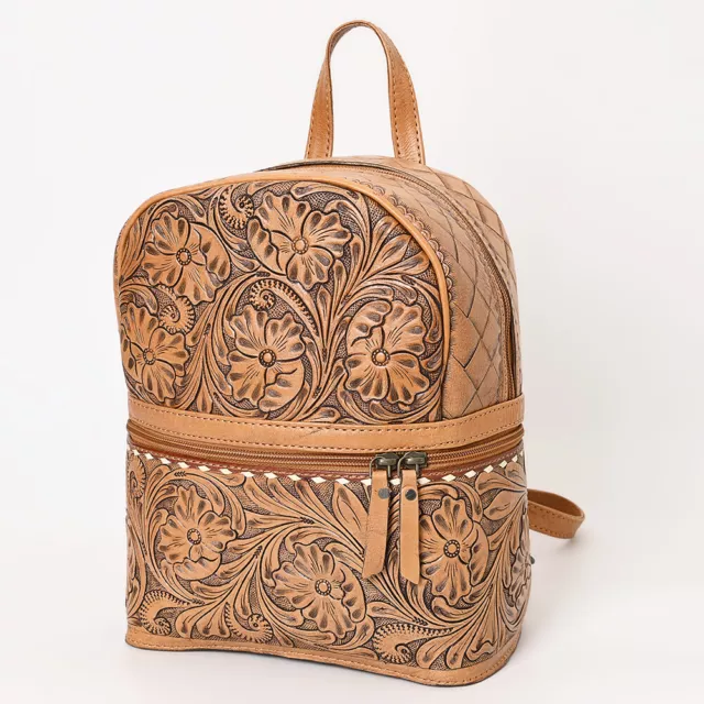 OH OHG103C Backpack Hand Tooled Genuine Leather women bag western handbag purse