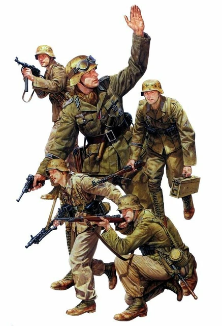 ANCIENNE PHOTO - Guerre mondiale - Soldats photo de groupe, 5,5 x 9 cm