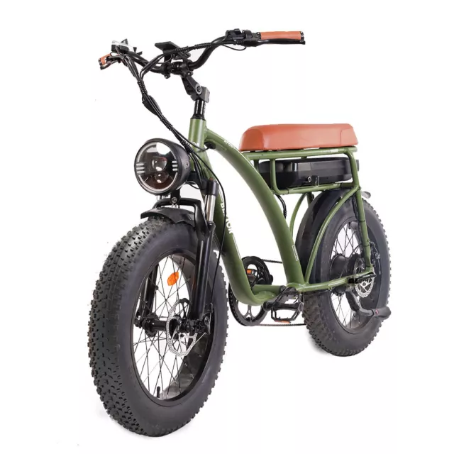 Bezior XF001 Electric Bike 1000W Motor 12.5AH Battery 20" Wheel 45KM Range LO