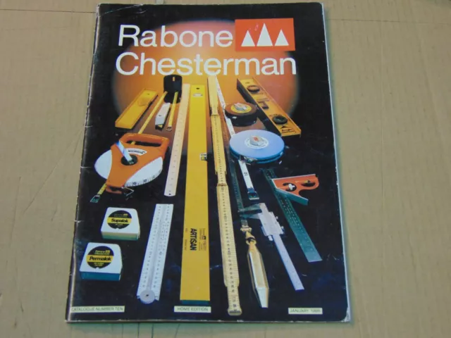 Rabone  Chesterman Tools Catalogue No 10 + Price List.