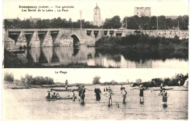 CPA Carte Postale  France  -Beaugency-Vue générale La plage 1932   VM45567ok+