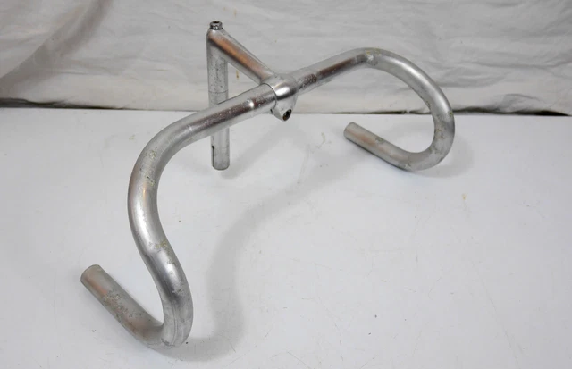 Guidon De Vélo De Randonneur Ancien Avec Potence 22mm - Occasion état Correct