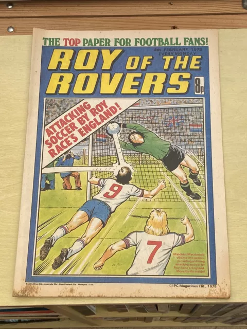 Roy Of The Rovers Comic - 4th February 1978