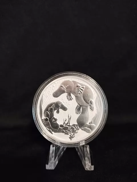 2021 Platypus & Baby Australia 2 oz Silver Coin Next Generation in Capsule