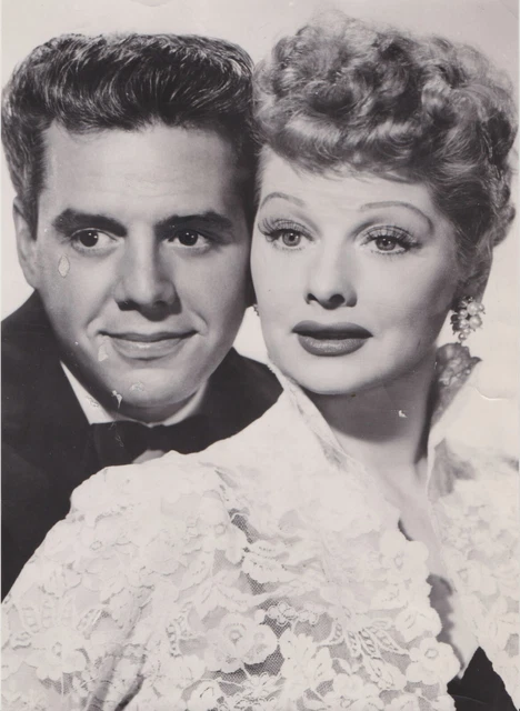 1953 Press Photo Actress Lucille Ball & Desi Arnaz star in "I Love Lucy" TV Show