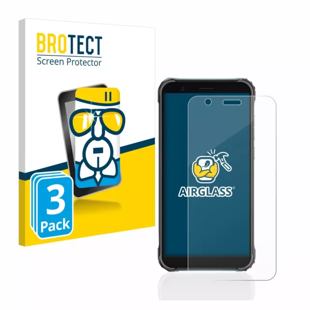 3x Pellicola Protettiva Vetro per Blackview BV4900 Pro Protezione Proteggi