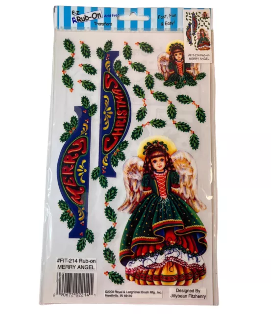 Merry Angel Royal y Langnnickel E-Z transferencias Frub-on Navidad Nuevo en paquete