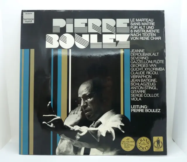 LP Vinyl Pierre Boulez Le Marteau Sans Maître Für Alt Und Sechs Instrumente
