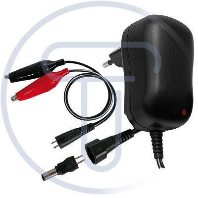 HQ CARICABATTERIE PER BATTERIE PIOMBO GEL UNIVERSALE 12V 1A 13.8V AGM ERMETICHE HQ 