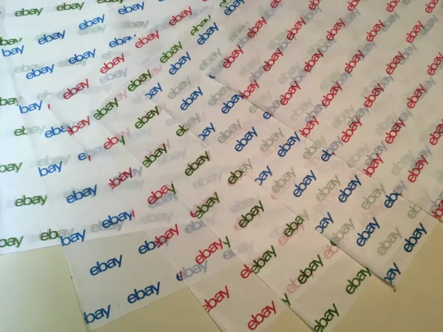 eBay-Branded Tissue Paper Red, Green, and Blue Multi-Pack 20” x 30” [53 SHEETS]