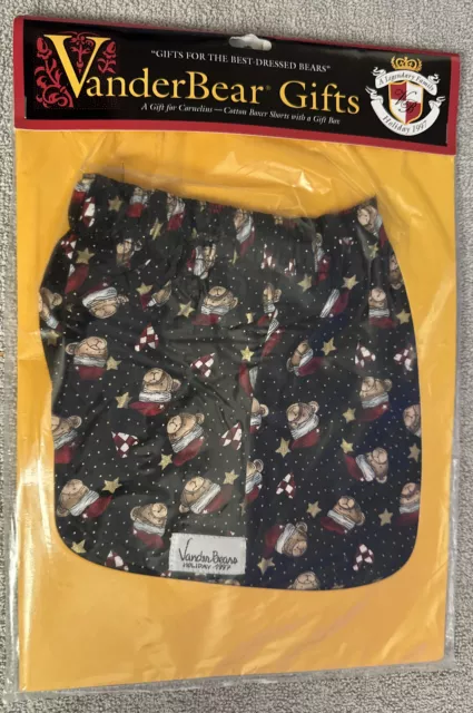 Vanderbear Gifts “A Gift for Cornelius” Cotton Boxers w/ Gift Box-RETIRED-NEW
