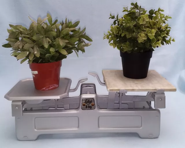 Alte Balkenwaage Söhnle Küchenwaage, Blumenwaage Gusseisen 5 kg C 663