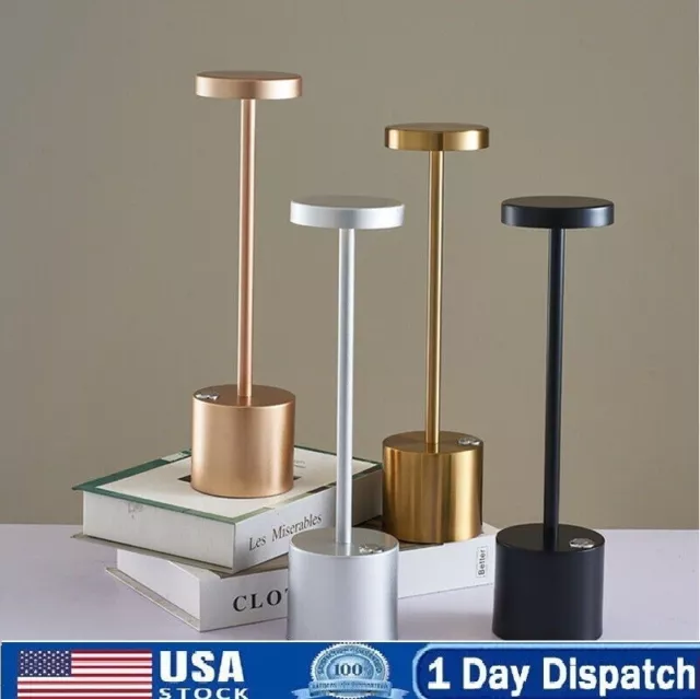 Rechargeable Table Desk Lamp LED Touch Dimmable Bedroom Night Light ​Cordless