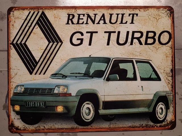 Voiture Miniature Renault 5 GT Turbo grise très foncée