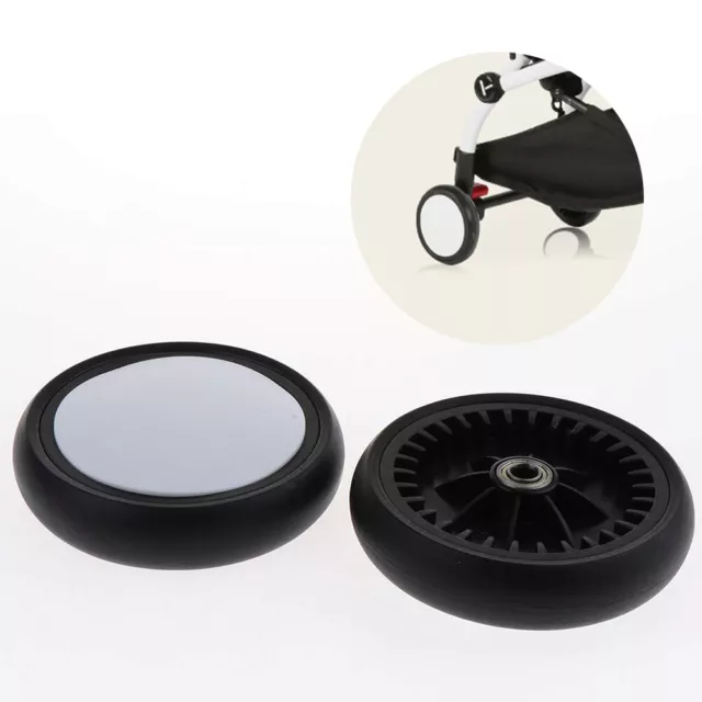 Stroller Wheel Front And Rear Replacement Baby Rubber
