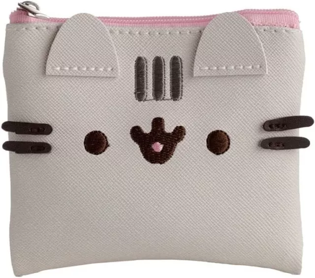 Official Pusheen The Cat Shaped Zip Coin Wallet Purse New With Tags