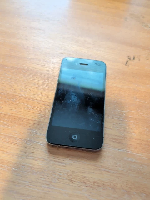 VINTAGE APPLE IPHONE 4s Black Solid Model A1387 Untested For Parts