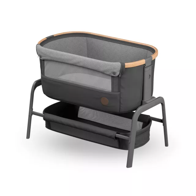 Beistellbett Maxi-Cosi Iora faltbares Babybett max. 9 kg Graphite Grau SEHR GUT