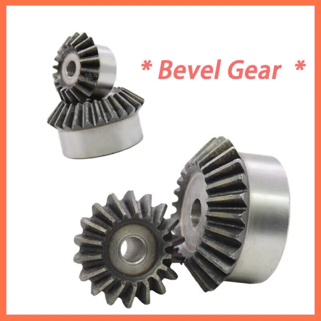 Bevel Gear 0.5/1/1.5/2/2.5/3/4/5/6 Mod 15T-40T 45# Steel Transmission Gears