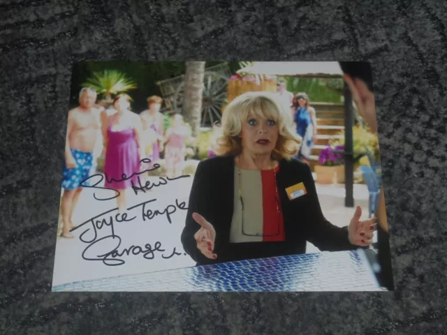 SHERRIE HEWSON - BENIDORM   - 10x8 PHOTO SIGNED (4) WITH CHARACTERS NAME