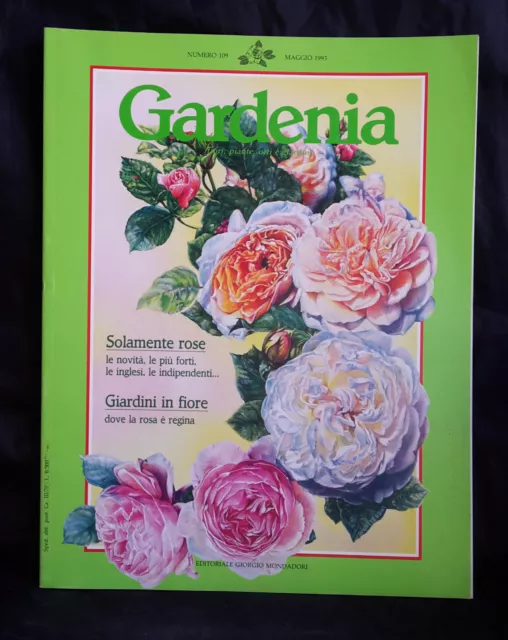 Gardenia Fiori, Piante, Orti E Giardini Nr.109 Anno 1993