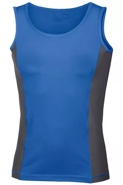 Hanes 7820 Donna Blu Reale Poliestere SPORTS Maglia Canotta