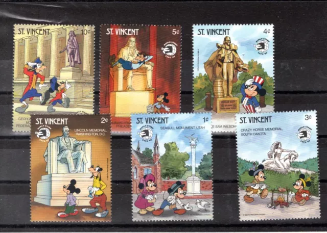 134+  Timbres  Walt Disney   Serie Saint Vincent