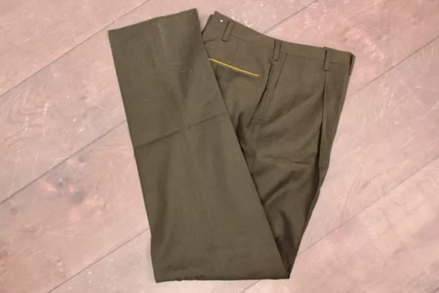 Men's VTG 1950s Wool Grey Drop Loop Pants Sz 36x30 50s