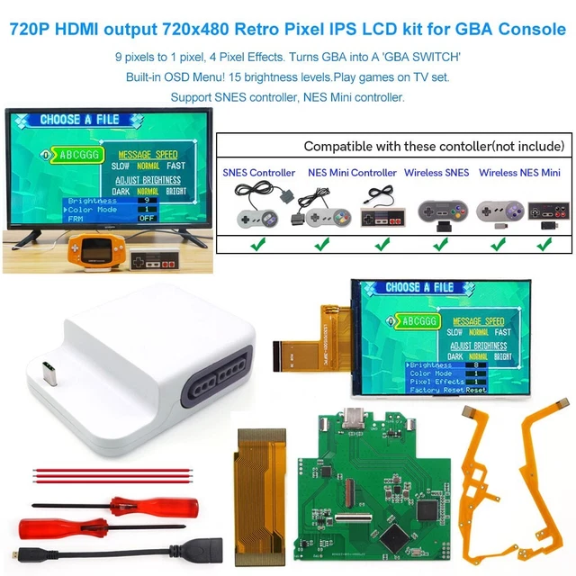 Station HDMI Pour Game Boy Advance, Transforme La GBA En Console De Salon, 2022