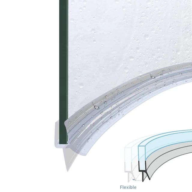 Guarnizione Magnetica Per Box Doccia In Pvc V/v Trasparente Con Chiusura A 90° - 220cm Per Vetro Per 10mm - Foto 10