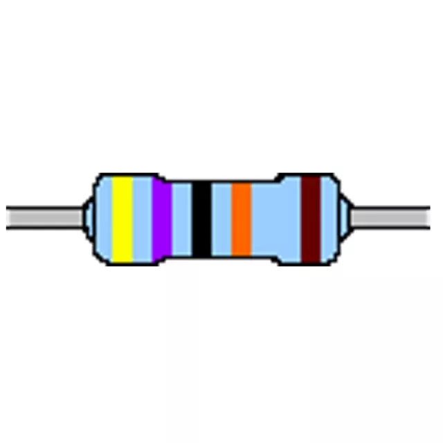 Metallschicht-Widerstand 470 kOhm 1% 0,6W Bauform 0207 gegurtet