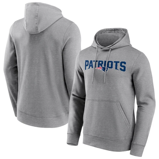 New England Patriots Hoodie (Size 2XL) Men's NFL Wordmark Hoodie - New