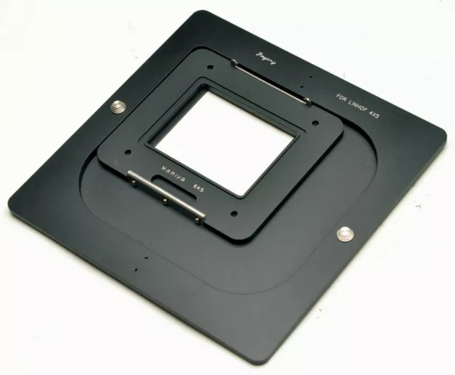 new for Rotate adapter Mamiya 645 back For Linhof 4x5 accessory