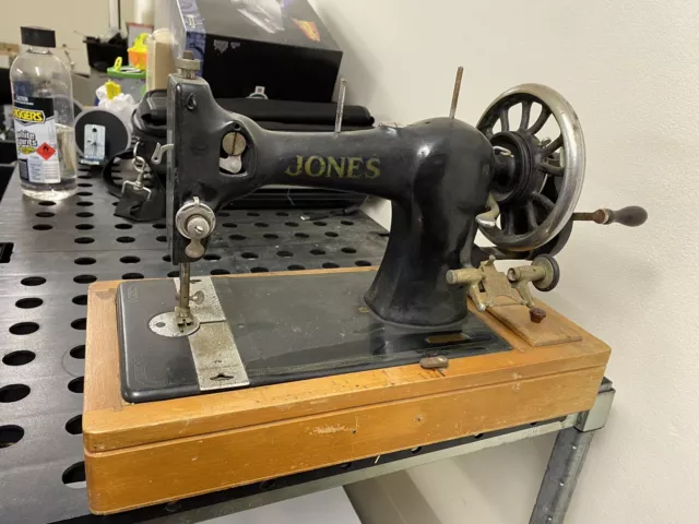 Antique Jones sewing machine Serial # 38127 Made 1897 - 126 years Old