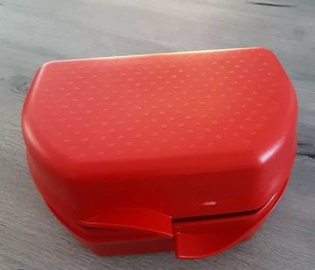 Tupperware  "Snacky" Brotzeitdose rot NEU !!!!!!