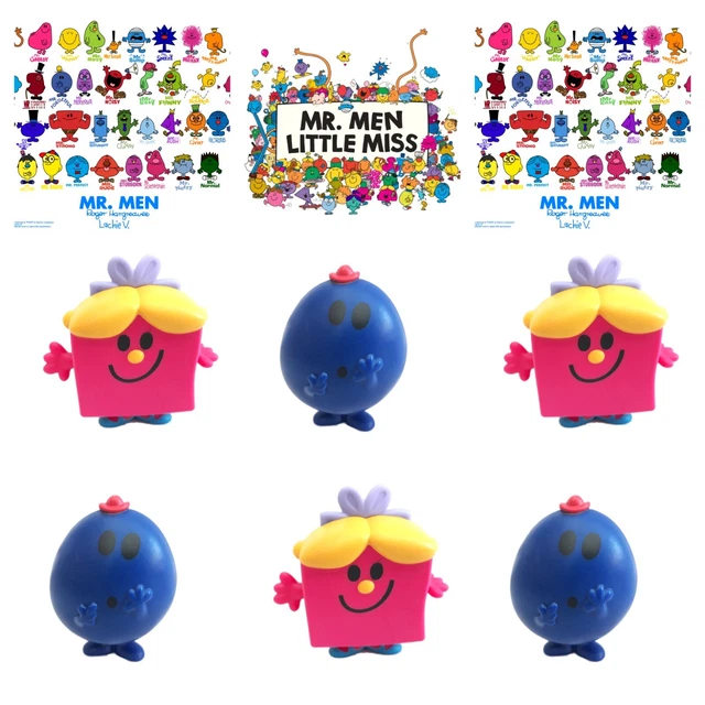 MR MEN LITTLE Miss Plastic Figures Mcdonalds and Cups £5.99 PicClick UK