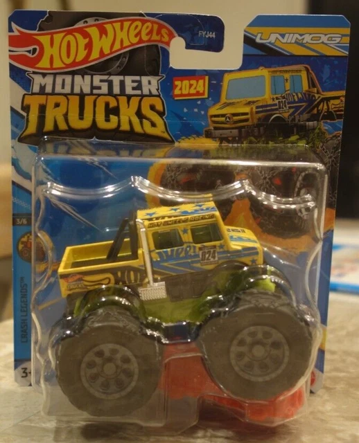 HOT WHEELS MONSTER Trucks 2024 Mercedes Benz Unimog Crash Legend 3/6