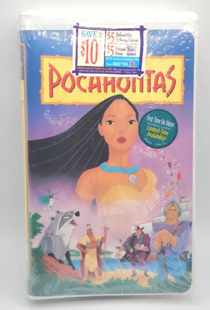Walt Disneys Pocahontas (1996) VHS First Time On Video Brand New Factory Sealed!